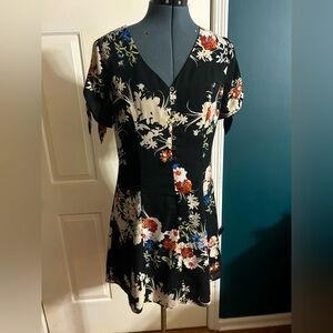 Skies are Blue Floral Mini Dress Size S